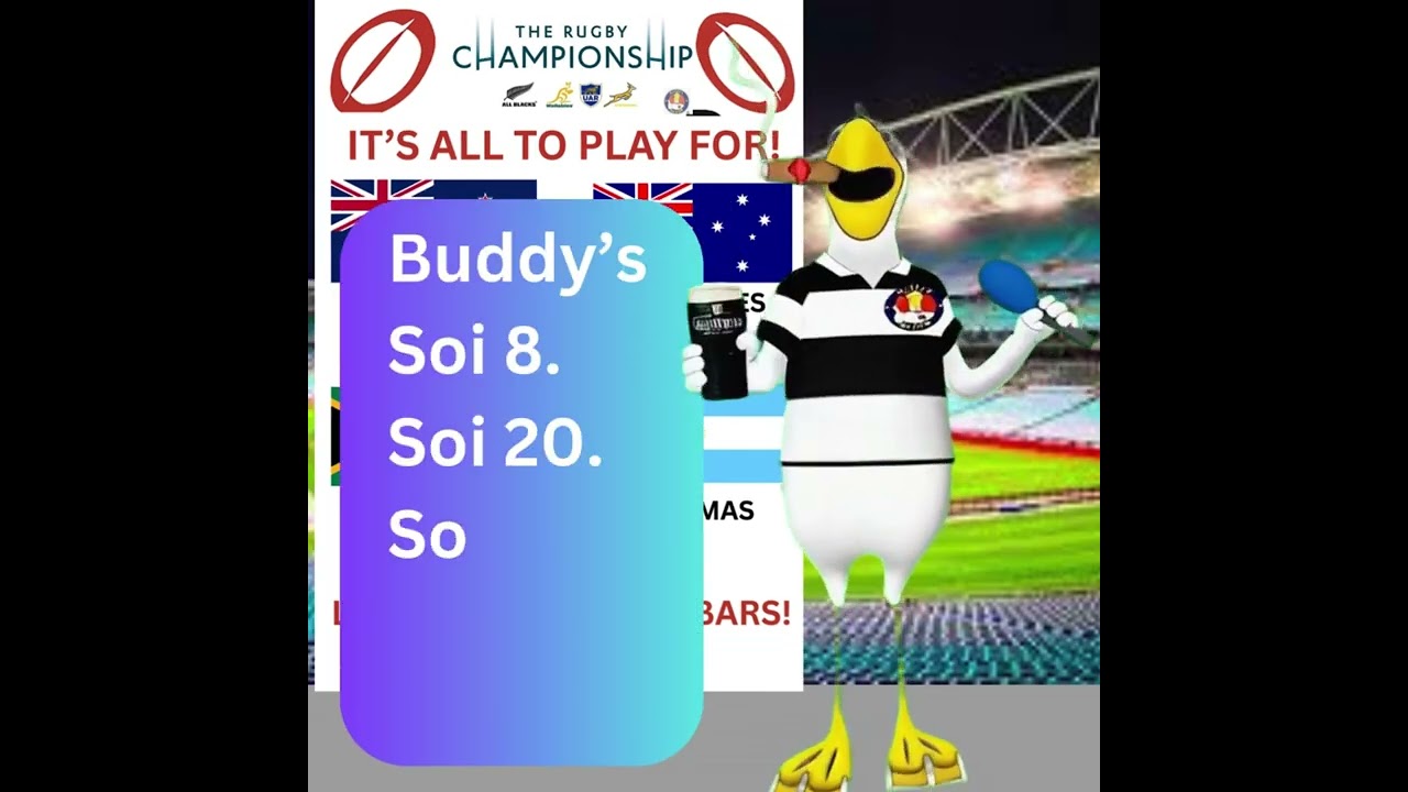Buddy here. Great news from Buddy&rsquo;s Bars. 27th Sept. Rugby Championship + Buddy's Corned Beef Hash.