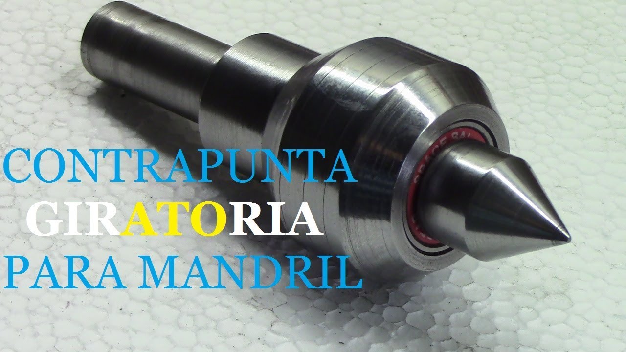 Rotating tailstock for mandrel
