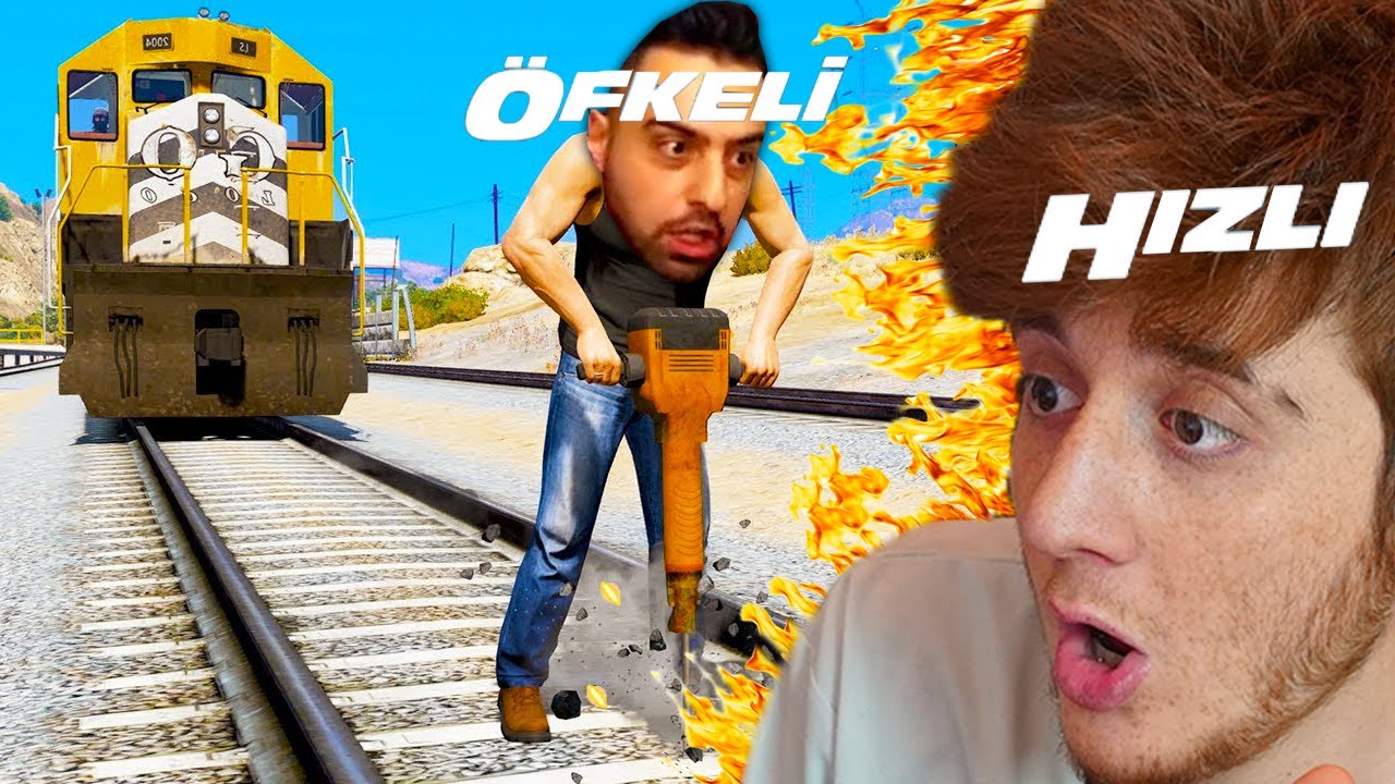 HAYATIMIZDA İLK DEFA TRENİ DURDURUP VAGONLARI AÇTIK ! HIZLI VE ÖFKELİ GTA 5 ONLINE @Umidii