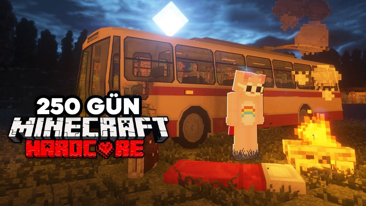 Minecraft'ın EN ÖLÜMCÜL Zombi Kıyametinde 250 Gün Geçirmek... (TÜM HİKAYE)
