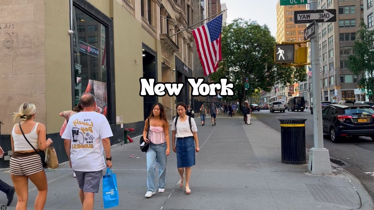 Nyc Summer Walk 5th Ave New York City