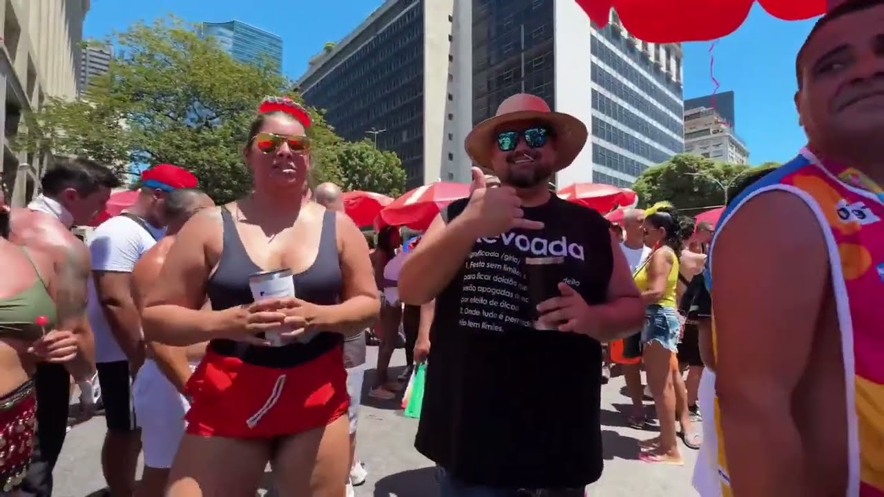 LIVE 😲 MAGIC RIO CARNIVAL STREET PARADE 🎭 Carnival Vibes - Walking Tour
