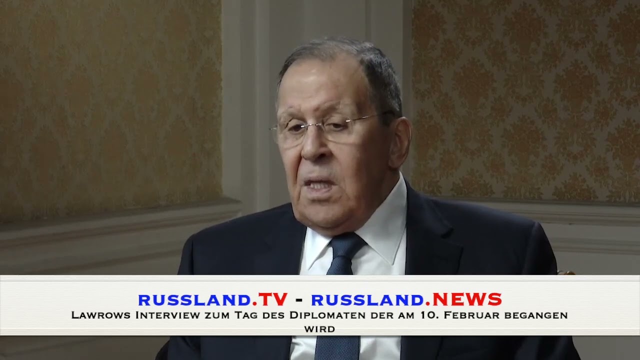 Lawrows Interview zum Tag des Diplomaten der am 10.  Februar begangen wird