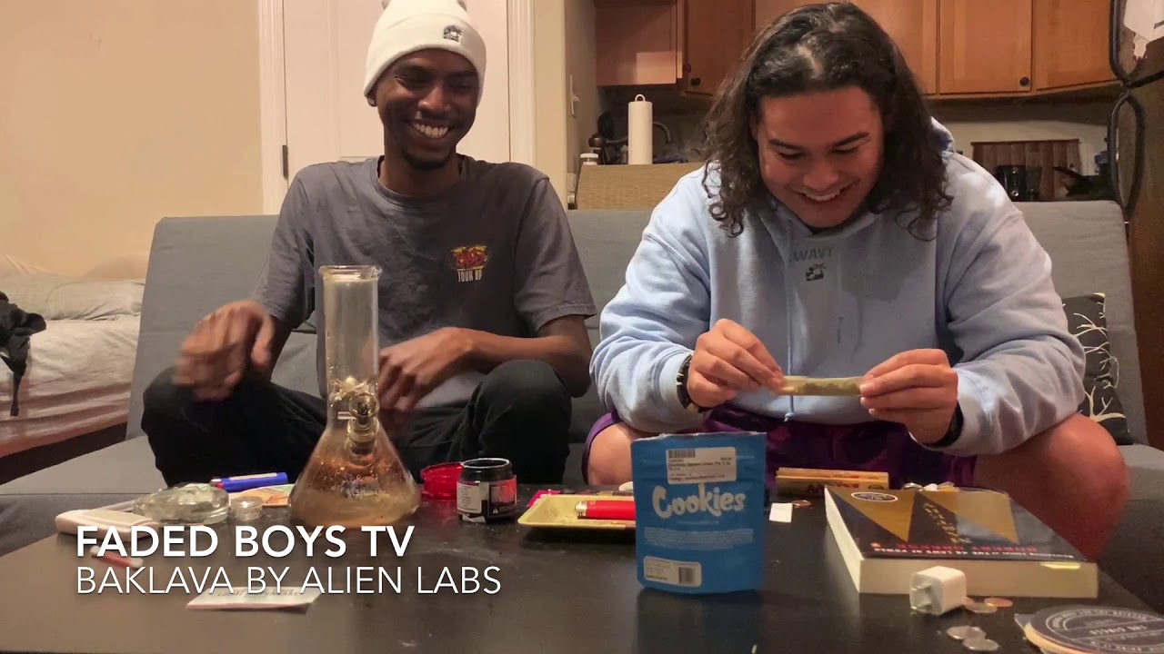 Faded Boys TV - Strain Review: BAKLAVA by Alien Labs