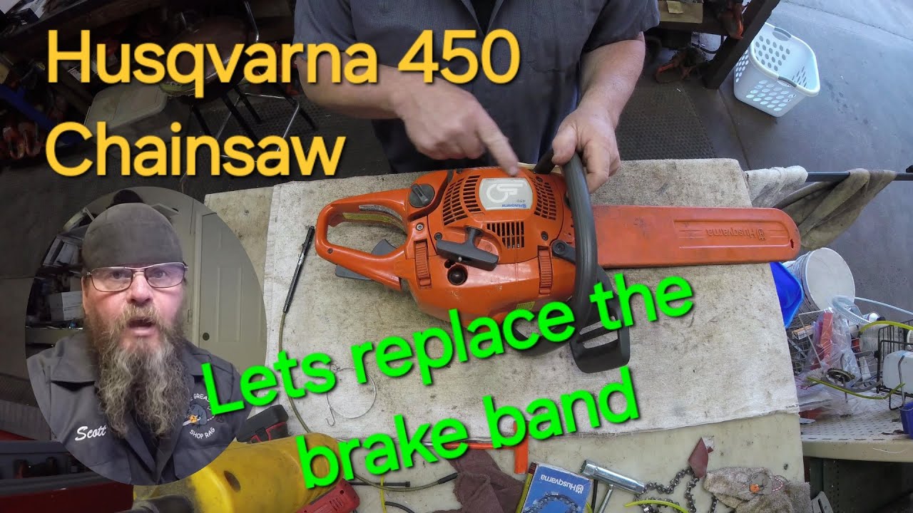 Husqvarna 450 Chainsaw Brake band Replacement