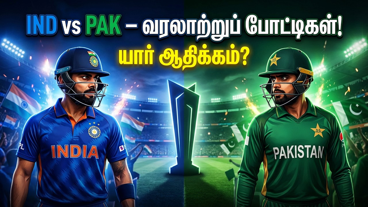 இந்தியா மற்றும் பாகிஸ்தான் அணிகளுக்கு இடையிலான  கிரிக்கெட் போட்டி மற்றும் சில சுவாரஸ்யமான தகவல்!