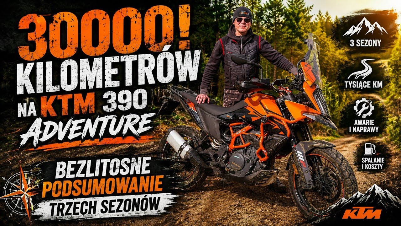 KTM 390 Adventure - Recenzja po 30 tys kilometr&oacute;w. Czy wciąż jest Ready to race?