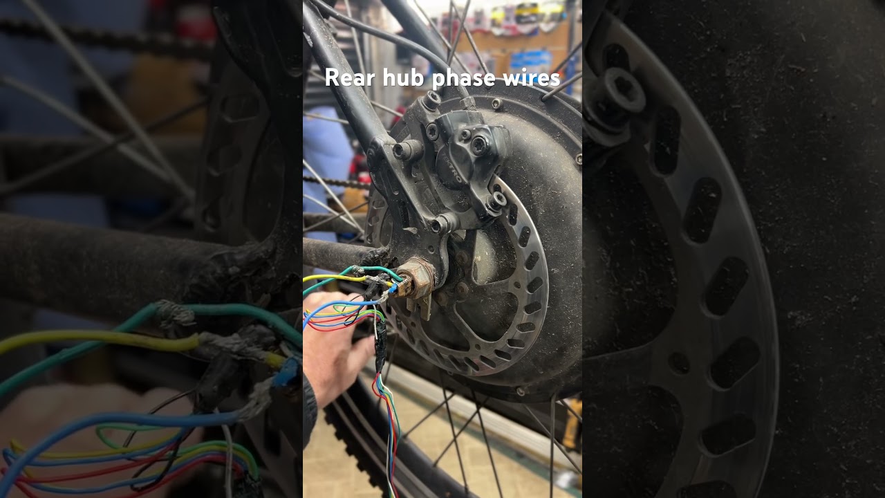 Rear hub wire issues #ebikelife
