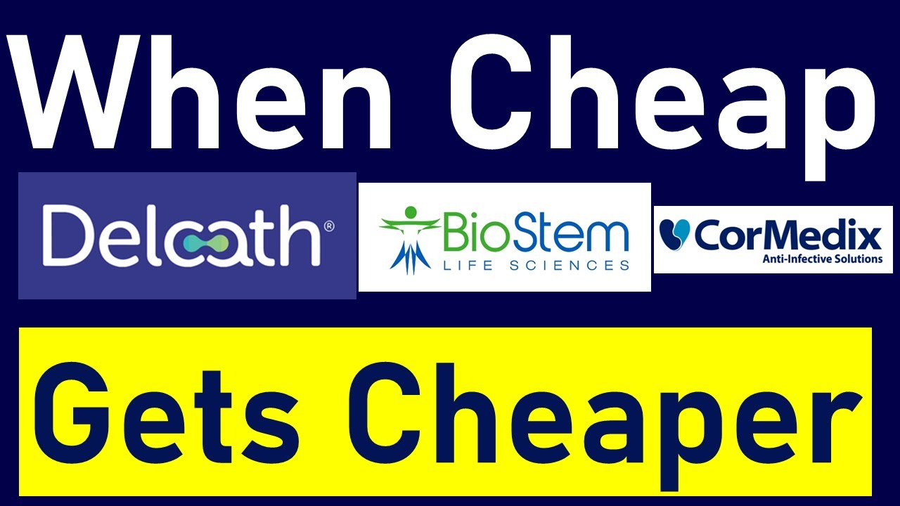Cheap Stocks Get Cheaper! Delcath (DCTH), BioStem (BSEM) & CorMedix (CRMD). Should We PANIC?! Sell?!