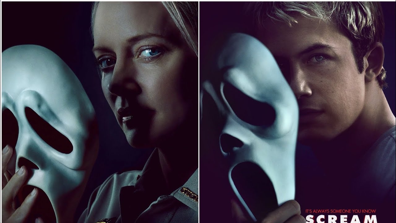 Dylan Minnette and  Marley Shelton for SCREAM