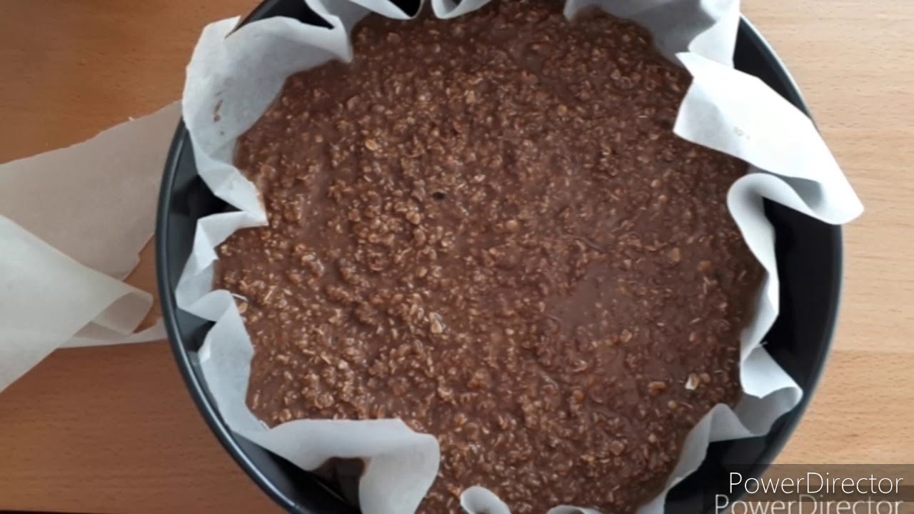 Torta cioccolato e fiocchi di avena