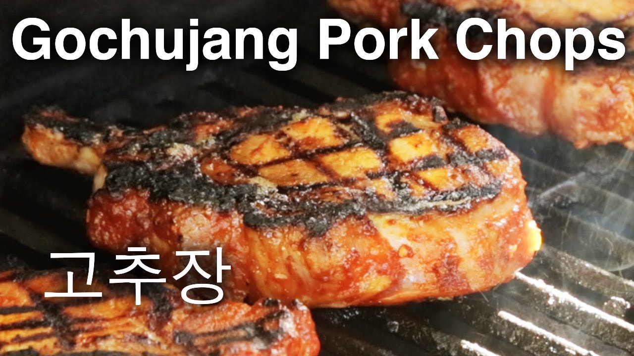 Gochujang Marinated Pork Chops 고추장! - 4th of July BBQ