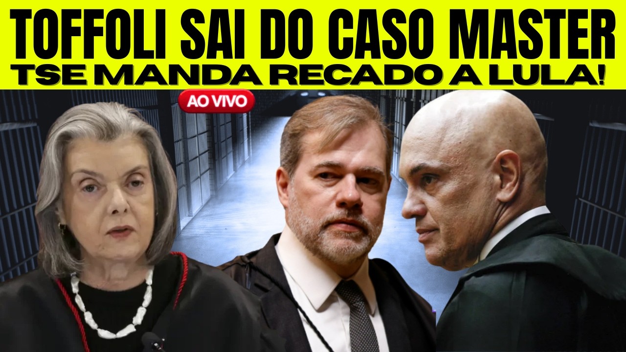 [AO VIVO] O PAU QUEBROU NO STF: CASO TOFFOLI E MASTER! TSE MANDA RECADO PRA LULA!