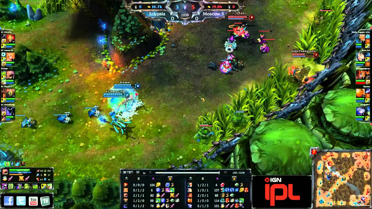 Moscow Five vs Eclypsia - Game 1 - IPL Elites EU Cycle 1 - League of Legends