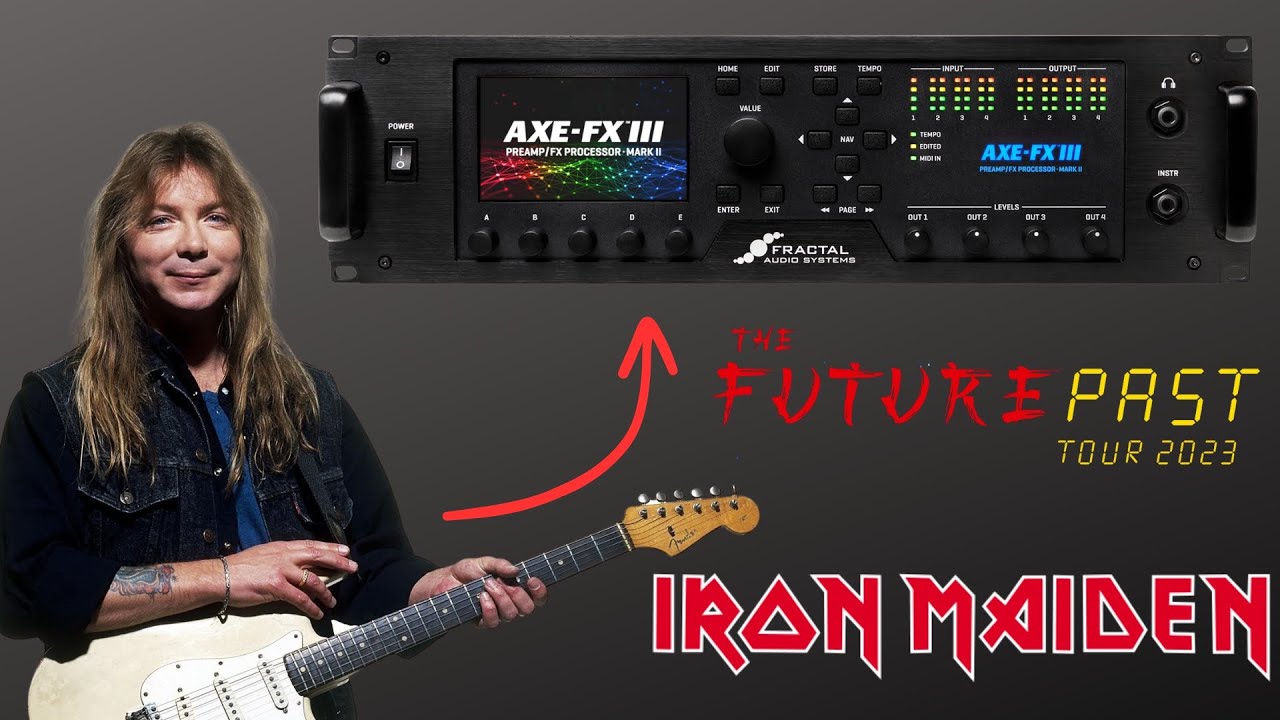 DAVE MURRAY PASSE AU NUMÉRIQUE ? Le matos d'IRON MAIDEN (analyse)