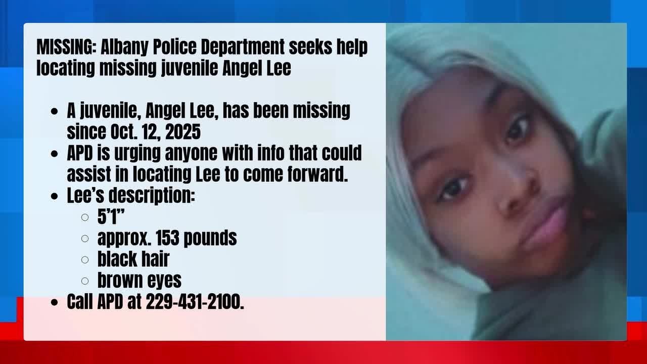 MISSING ALERT: Albany Police Department seeks help locating missing juvenile Angel Lee