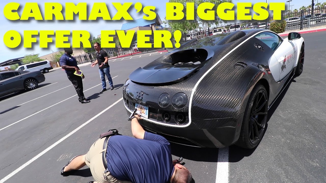 Taking a $2Million Bugatti Veyron Mansory to CarMax for an Appraisal