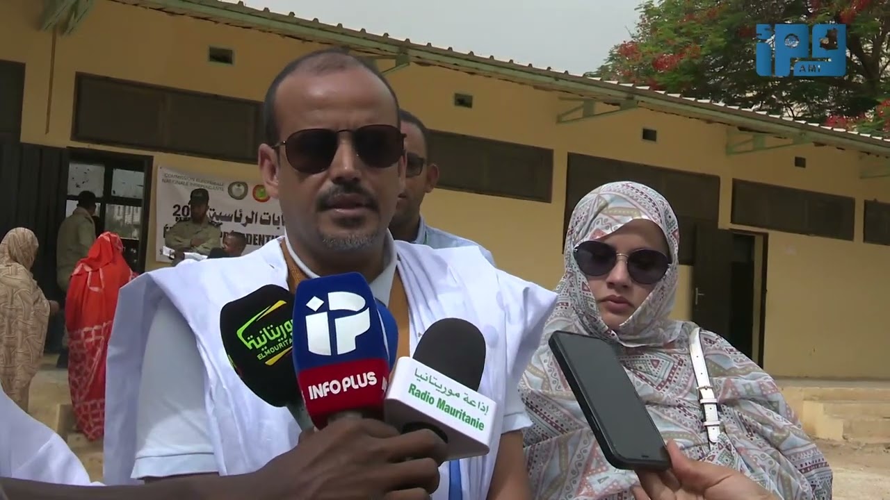 المترشح محمد الأمين المرتجي الوافي يؤدي واجبه الانتخابي بمقاطعة تفرغ زينة