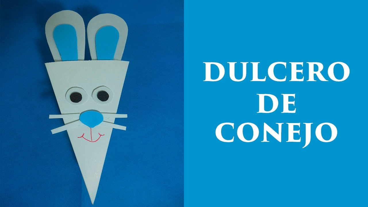 Cono Dulcero de Conejo (Bunny Diy)