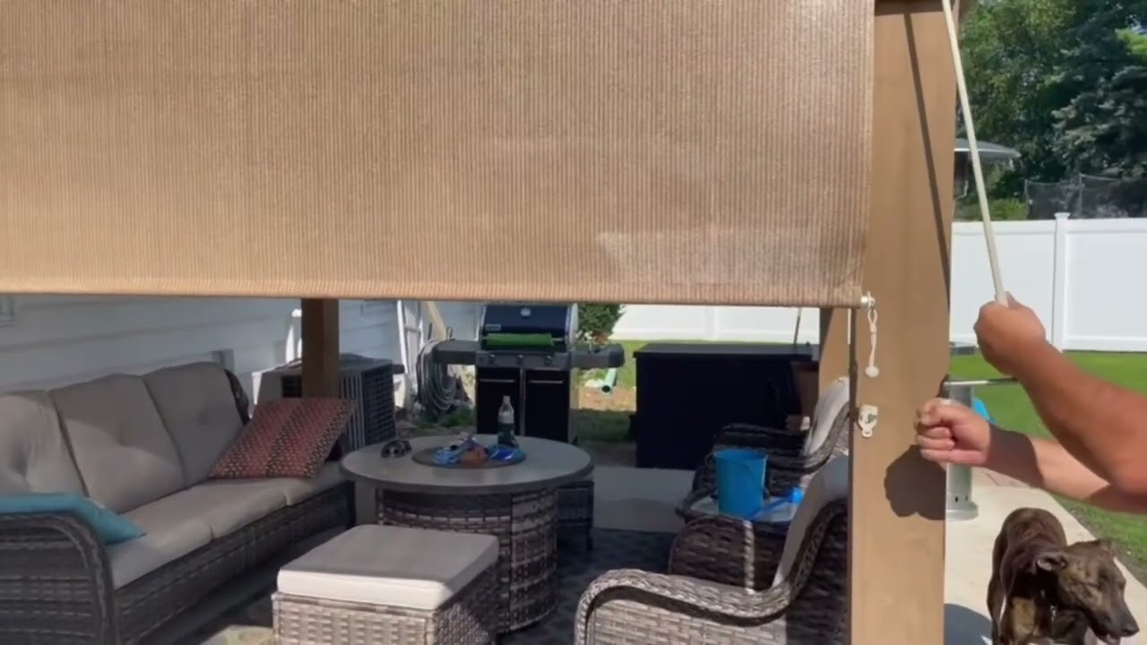 Coolaroo Cordless Outdoor Roller Shade REVIEW