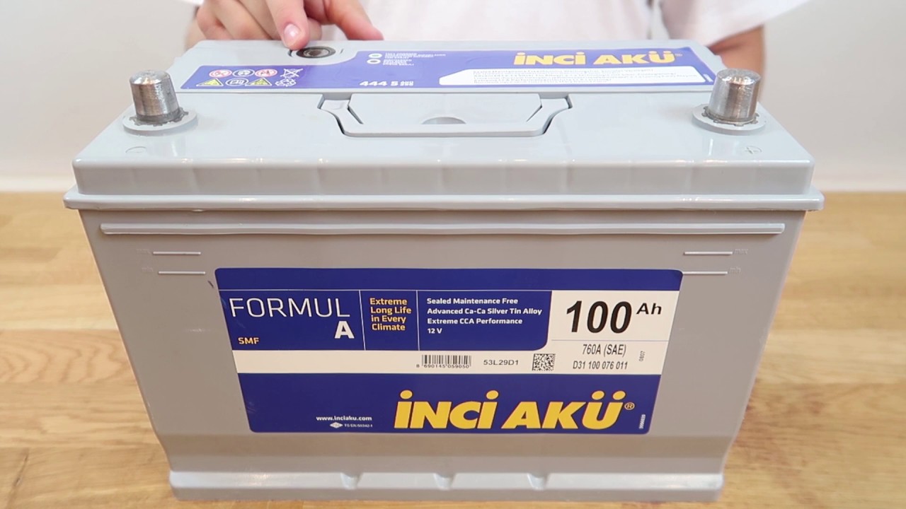 Аккумулятор Inci Aku asia 100R: обзор аккумулятора