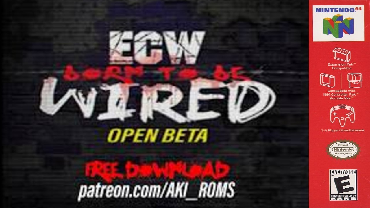 Демонстрация модификации ECW Born To Be Wired (публичная открытая бета-версия ROM-хака) от RetroR...