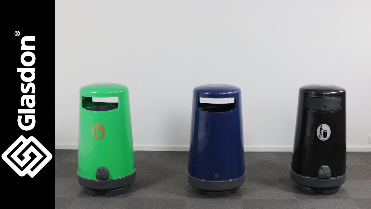 Glasdon UK | Demonstration | Topsy 2000&trade; Litter Bin