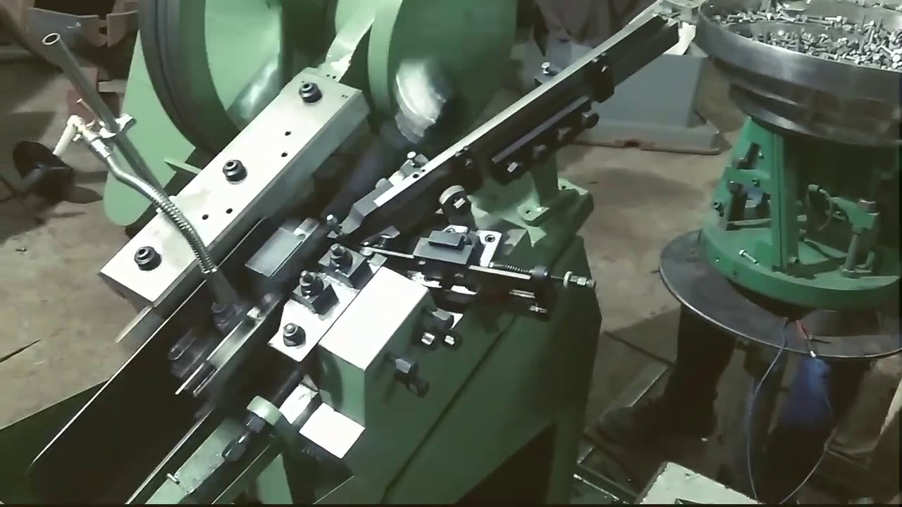 High Speed Flat Die Roll Thread Machine