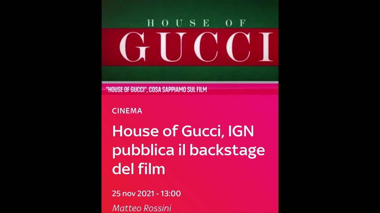 " HOUSE OF GUCCI" con Abano Terme biocosmesi originale