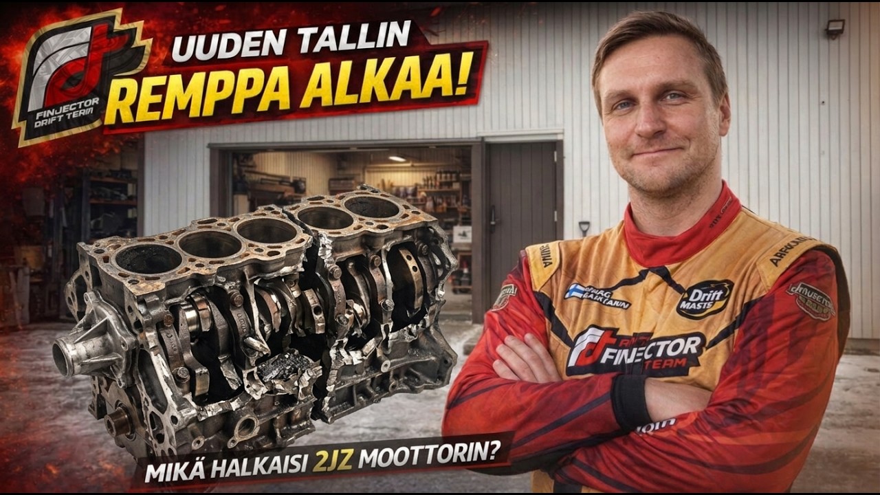 UUDEN FDT TALLIN ESITTELY JA REMPPA! MIKÄ HALKAISI 2JZ MOOTTORIN?