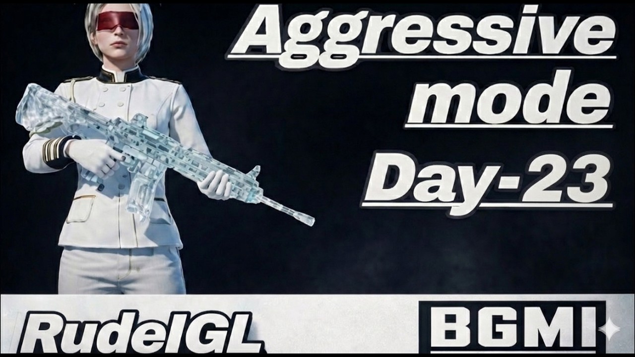 🔴 #RudeIGL Takes on 100 Days Aggressive Mode in BGMI What's the RESULT 💀💀