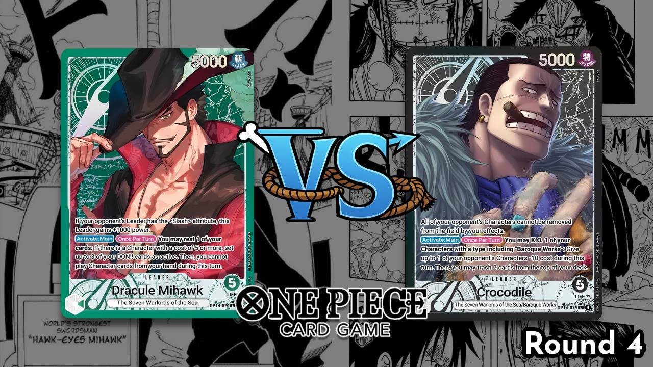 Mihawk vs Croco un encuentro de OP14 | Torneo benefico