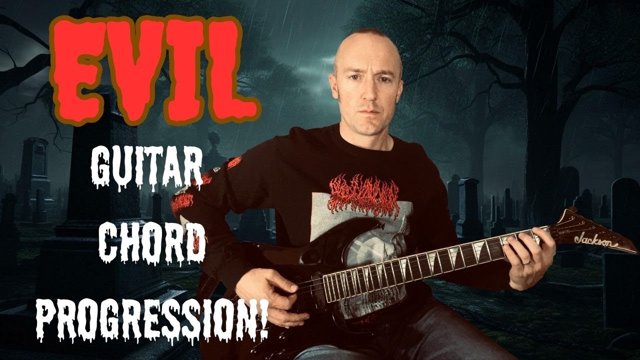 EVIL Sounding Chords Guitar Lesson: The Secret!