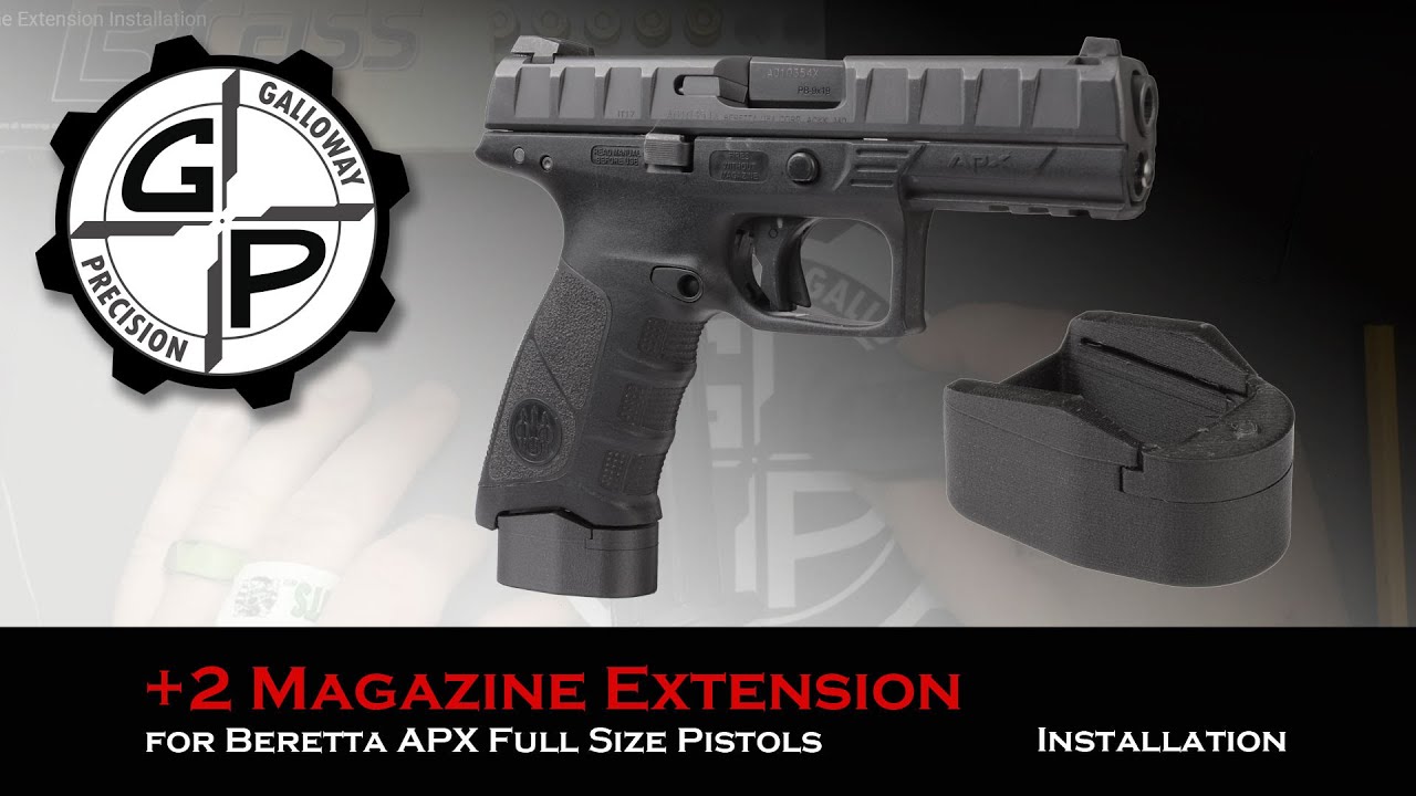APX Full Size +2 Magazine Extension Installation