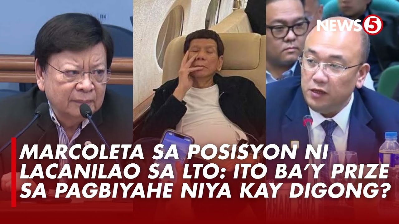 Sen. Marcoleta, kinuwestiyon ang pag-appoint kay Asec. Markus Lacanilao sa LTO