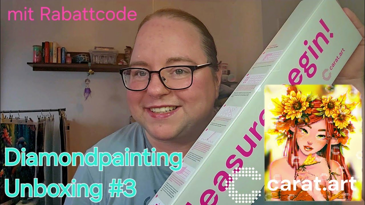Diamondpainting unboxing/Neue Kollektion von Carat.Art + Rabattcode