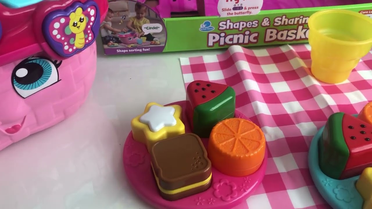 Leap frog shapes and share picnic basket