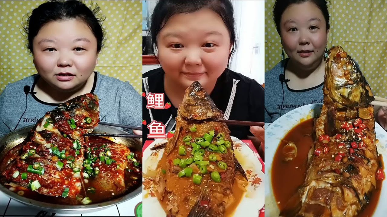 Spicy Fish Curry & Fish Fry Mukbang | 생선구이·생선조림 먹방 | Chinese Mukbang Real Sound