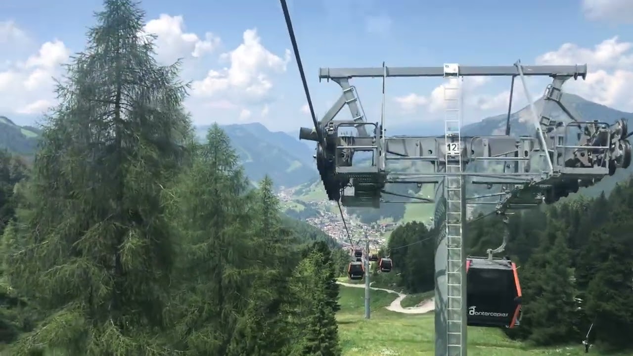 Discesa integrale cabinovia Leitner “Dantercepies”, Selva di val Gardena (BZ)