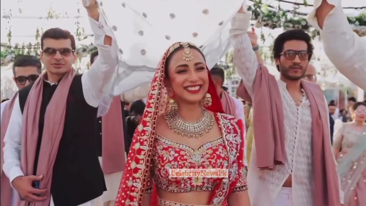 Ushna Shah And Hamza Amin Official Wedding Video | #ushnashah #hamzaamin #CelebrityNewsPk