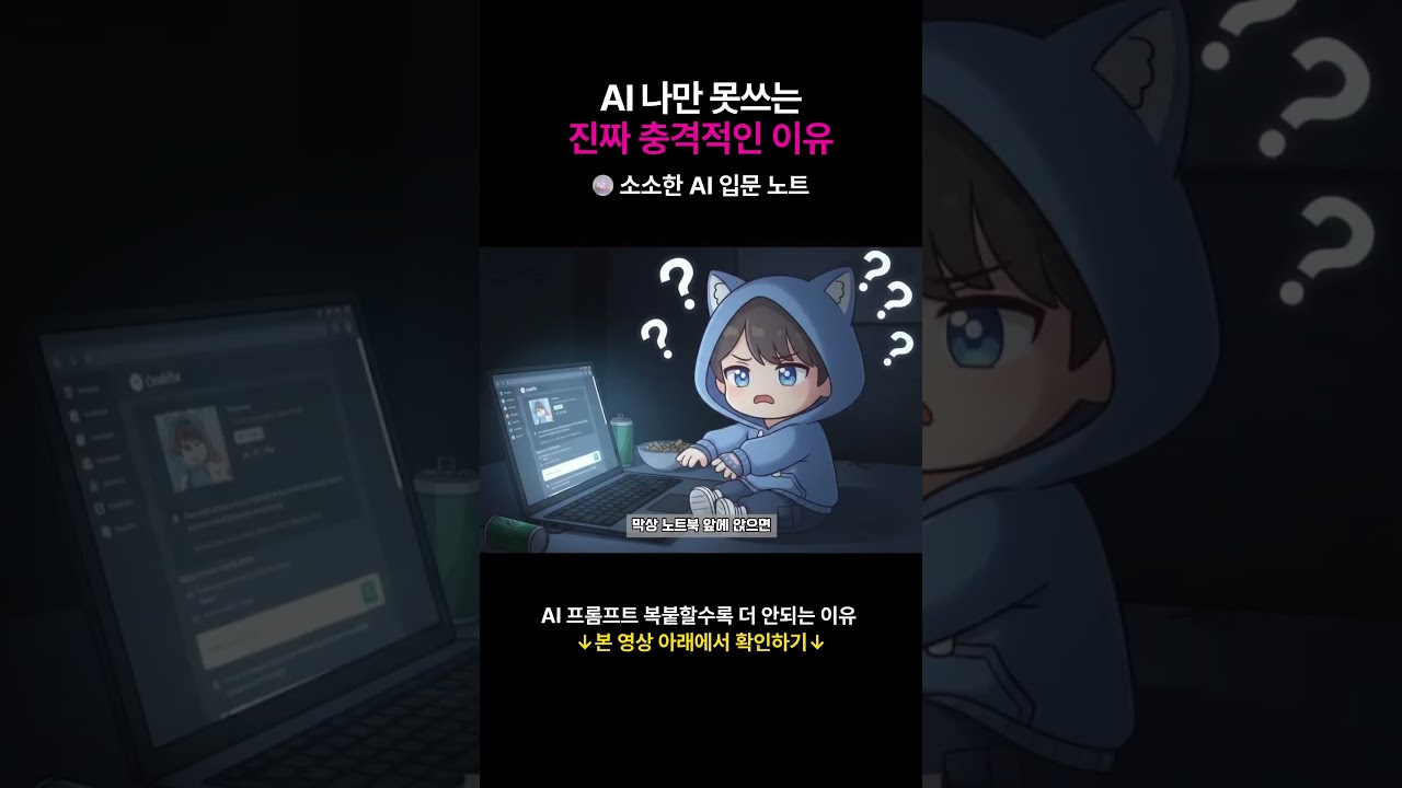 AI 나만 못쓰는 진짜 충격적인 이유