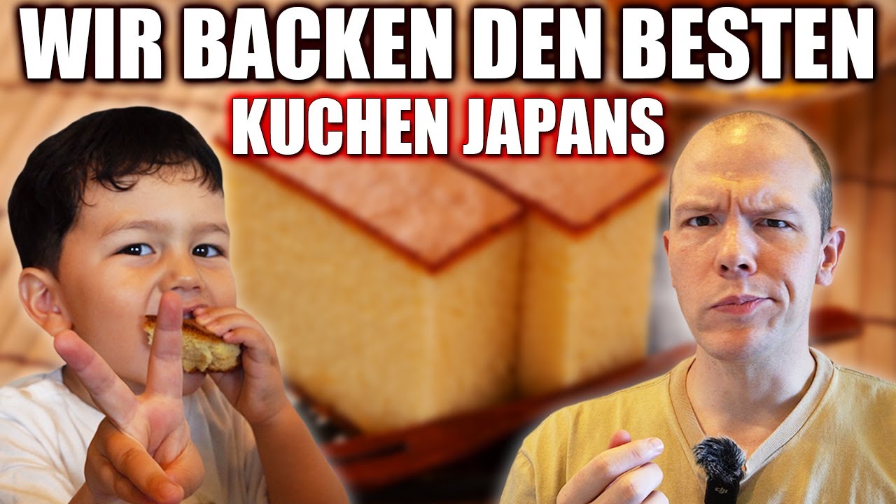 Ich backe mit Louis den BESTEN Kuchen Japans - Castella (カステラ)