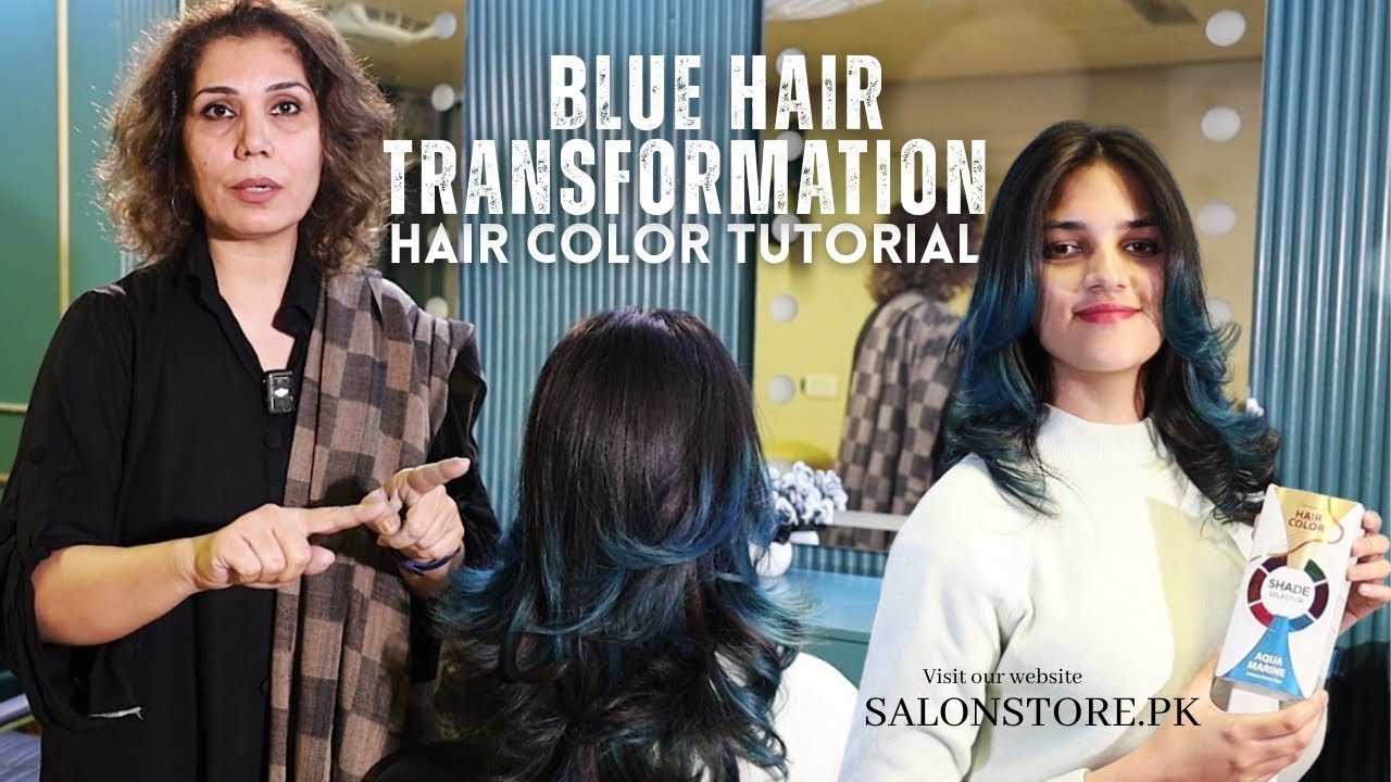 How to Color Your Hair | Funky DIY Blue Hair | Salon Store