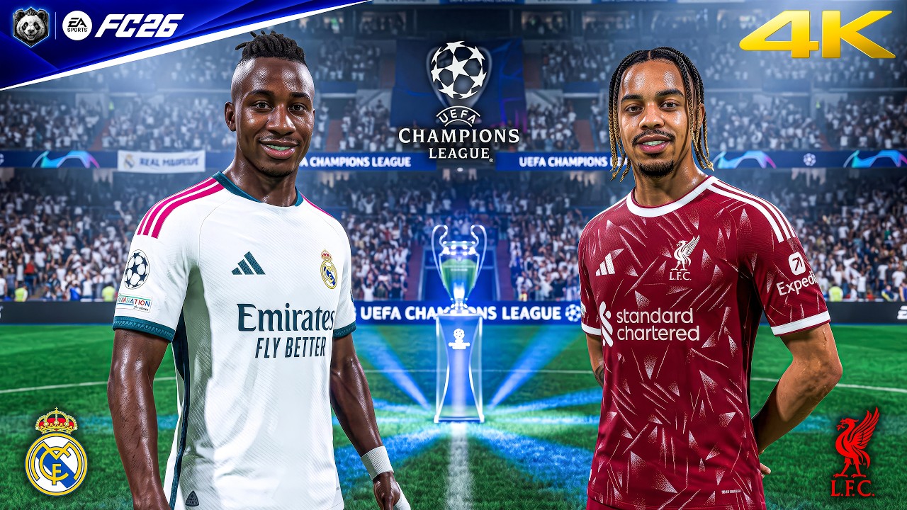 FC 26 &mdash; Реал Мадрид против Ливерпуля &mdash; Лига чемпионов УЕФА, полный матч | PC&trade; [4K60]