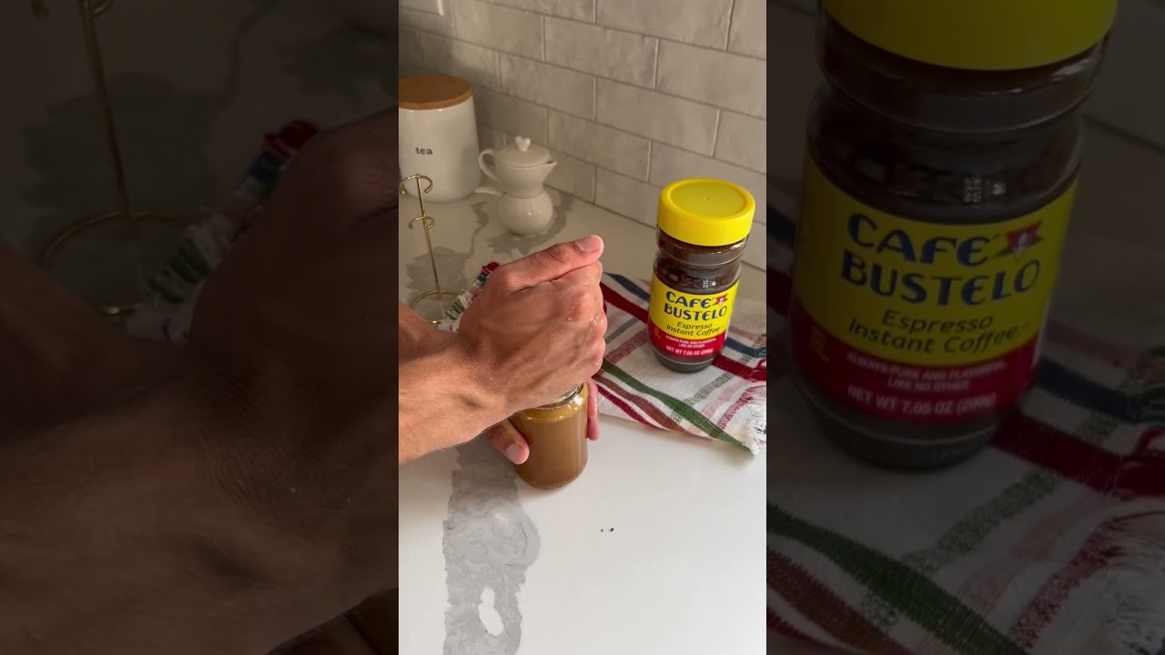 Cafe Bustelo and a cigar! How to make instant cafe bustelo! #cafebustelo #cigars #cigartime #coffee