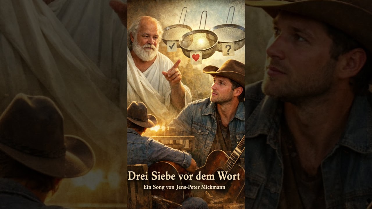 Drei Siebe vor dem Wort #sokrates #mickmannmusic #musik #philosophie #country #fun #vida