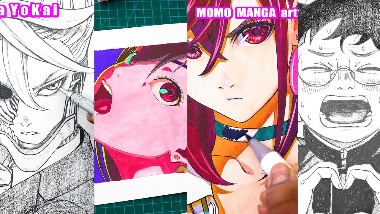 DAN DA DAN Drawing Compilations『ダンダダン』#ダンダダン#dandadan  #アナログ