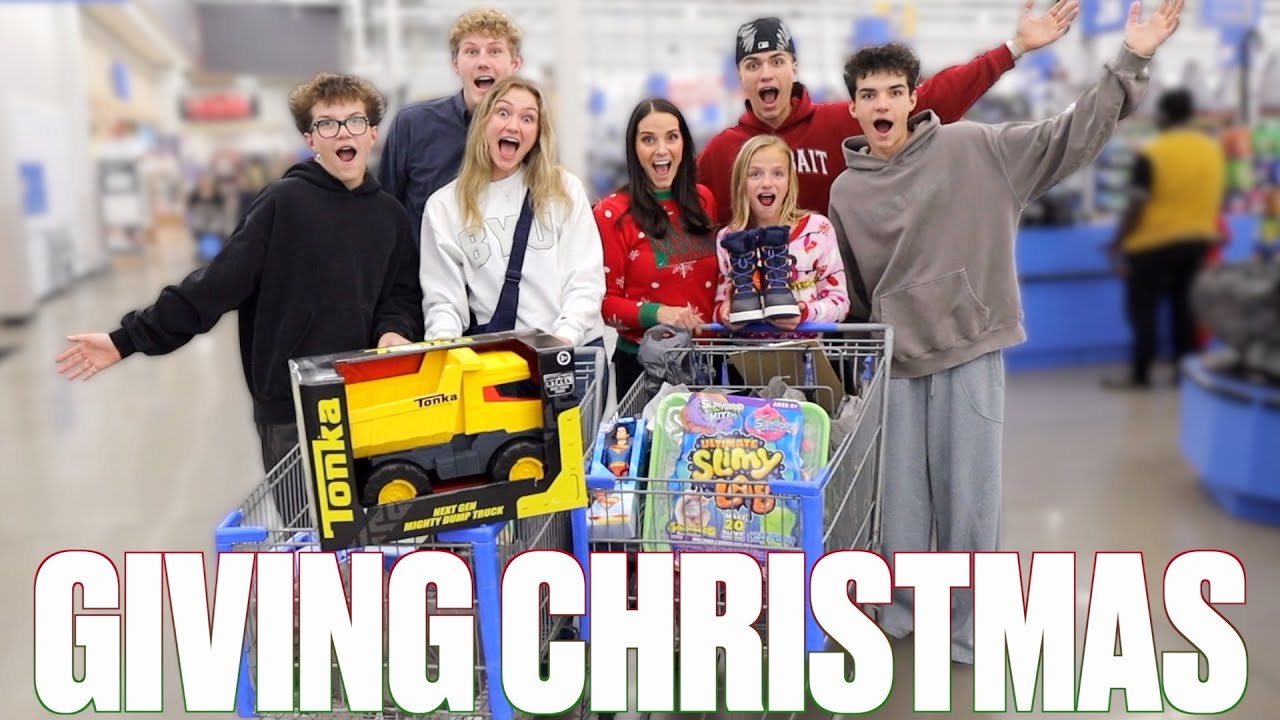 BUYING ANOTHER FAMILY AN ENTIRE CHRISTMAS!