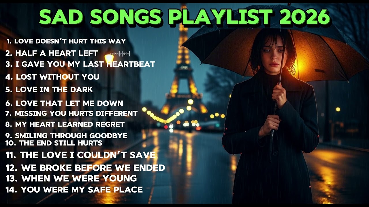Beautiful Sad Vibes Song Playlist💔😭 Emotional Pop Ballads || English Pop for Midnight Melancholy🔥🎶