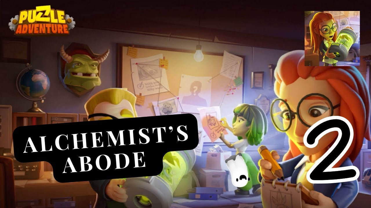 Puzzle Adventure: Mystery Tale  - Walkthrough Part 2 - Alchemist’s Abode (iOS, Android)